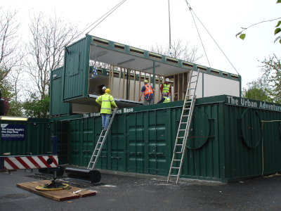 Container office interior