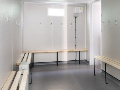 sports changing room