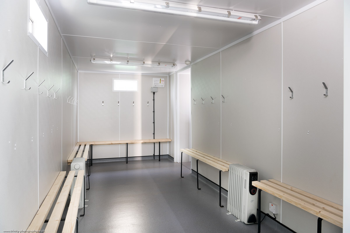 sports changing rooms container unit