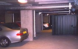 Storage unit in underground car park