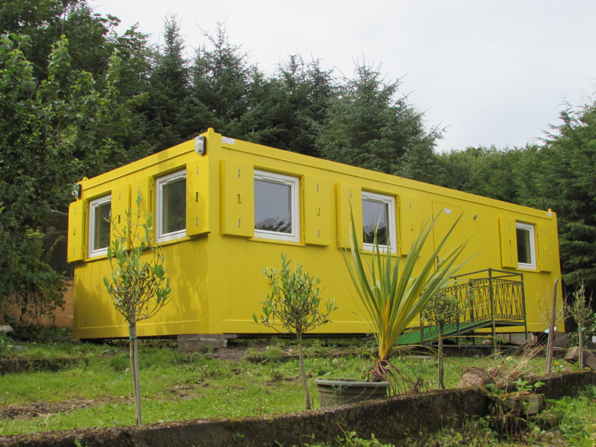 yellow container house